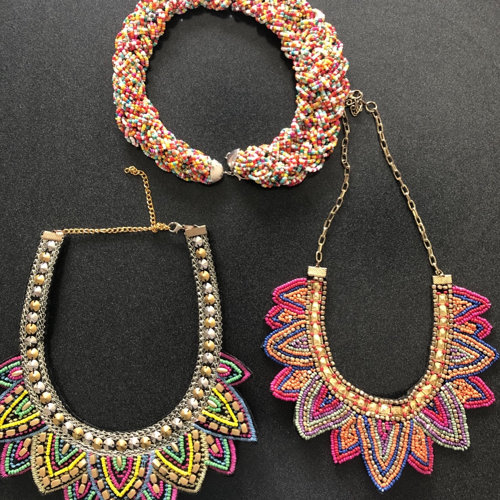 Beaded Necklaces - Multi Color
